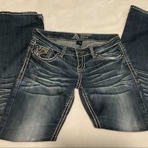 Antique rivet jeans
